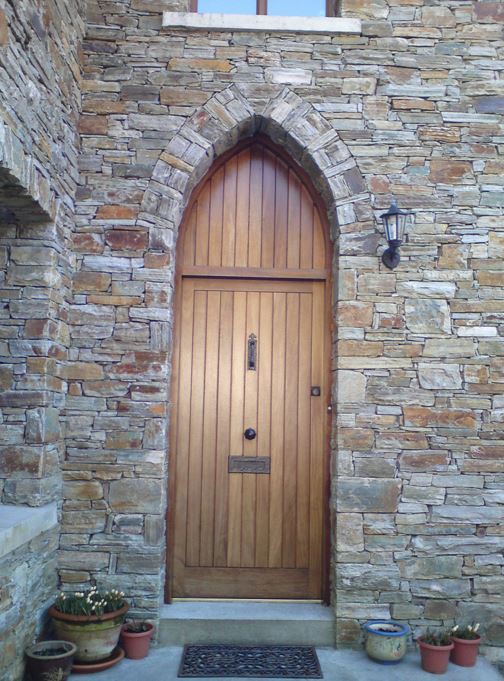 Gothic Stone Arch Doorway Galway